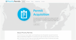 Desktop Screenshot of prioritypermits.com